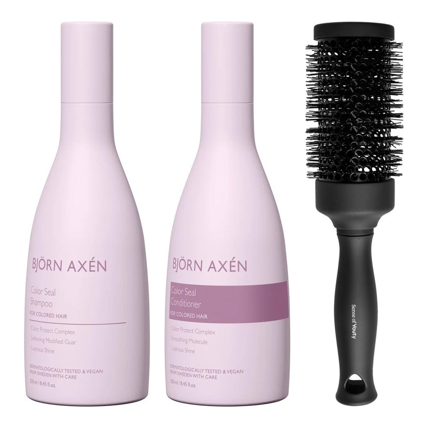 Björn Axén Color Protection & Styling Set Shampoo 250 Ml, Conditioner 250 ml & Blowout Brush
