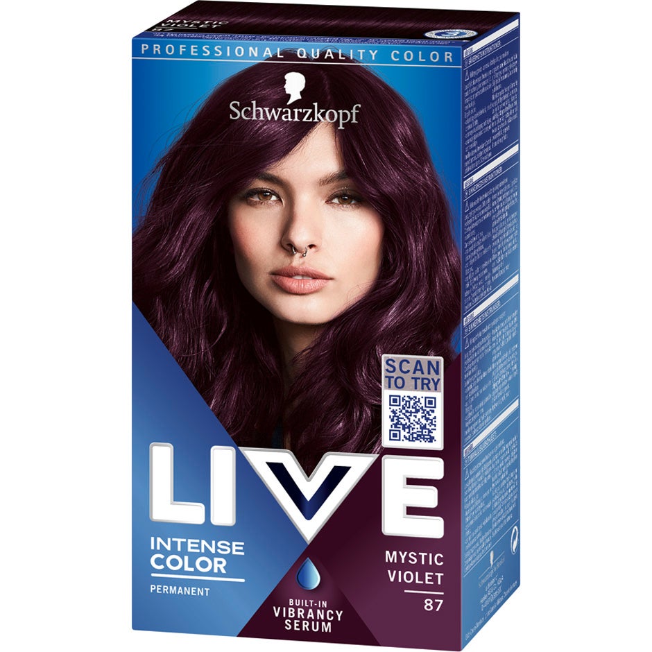Köp Schwarzkopf Live Color XXL, 87 Mystic Violet, 87 Mystic Violet Schwarzkopf Färg fraktfritt