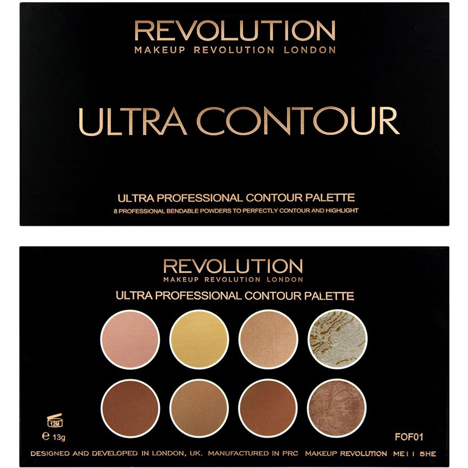 Alternativ bild 1 för Makeup Revolution Ultra Professional Contour Palette 10 g