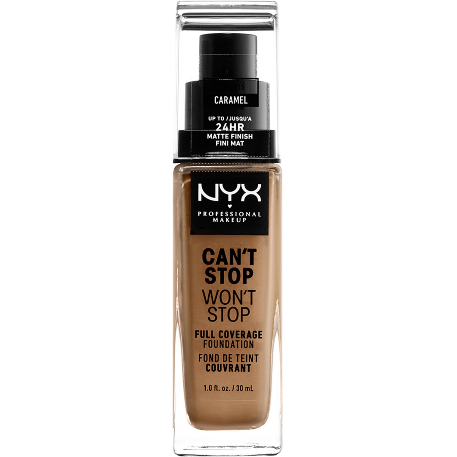 NYX Professional Makeup Can't Stop Won't Stop Foundation Caramel 30 ml