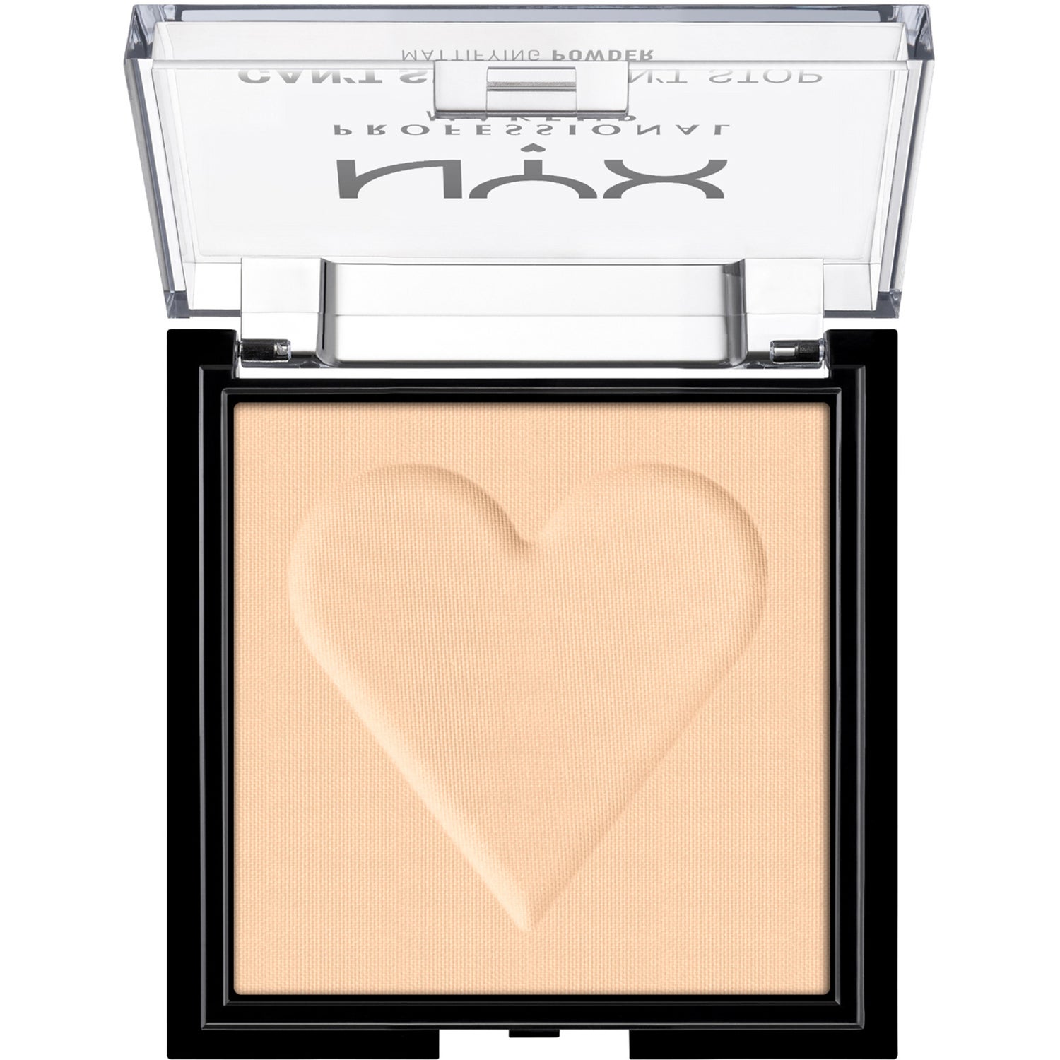 NYX Professional Makeup Can’t Stop Won’t Stop Mattifying Powder puder, rouge & highlighter dam – bild 7