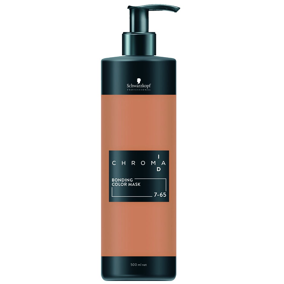 Schwarzkopf Professional Chroma ID Bonding Color Mask 7-65 Medium Blonde Chocolate Gold 500 ml