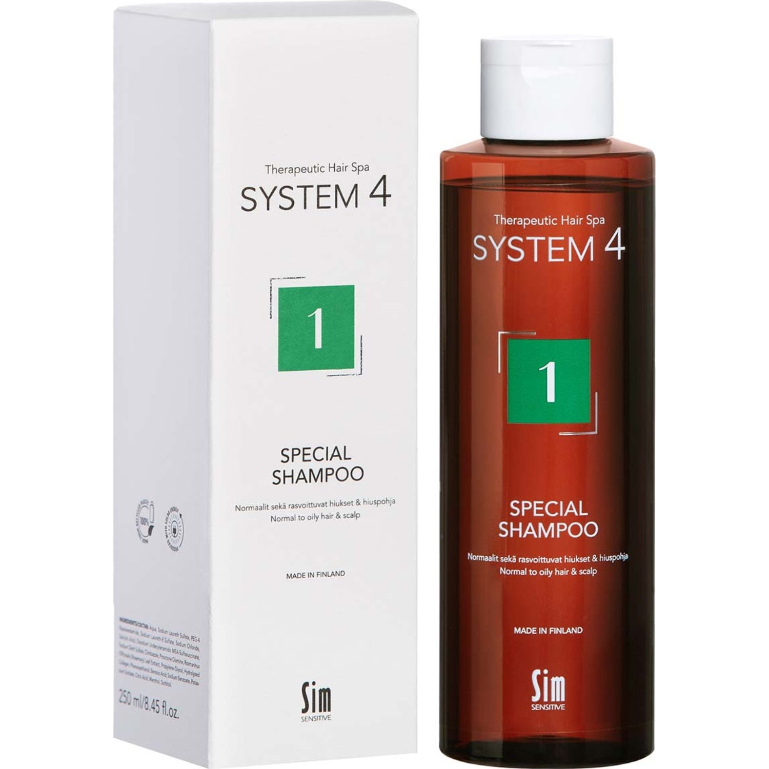 SIM Sensitive System 4 1 Special Shampoo schampo & balsam dam