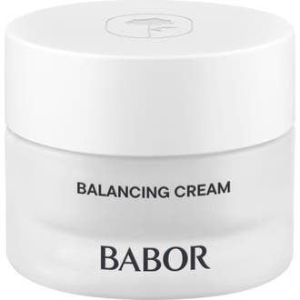 Babor Skinovage Balancing Cream 50 ml balancerende ansigtscreme i hvid frostet glaskrukke med hvidt låg