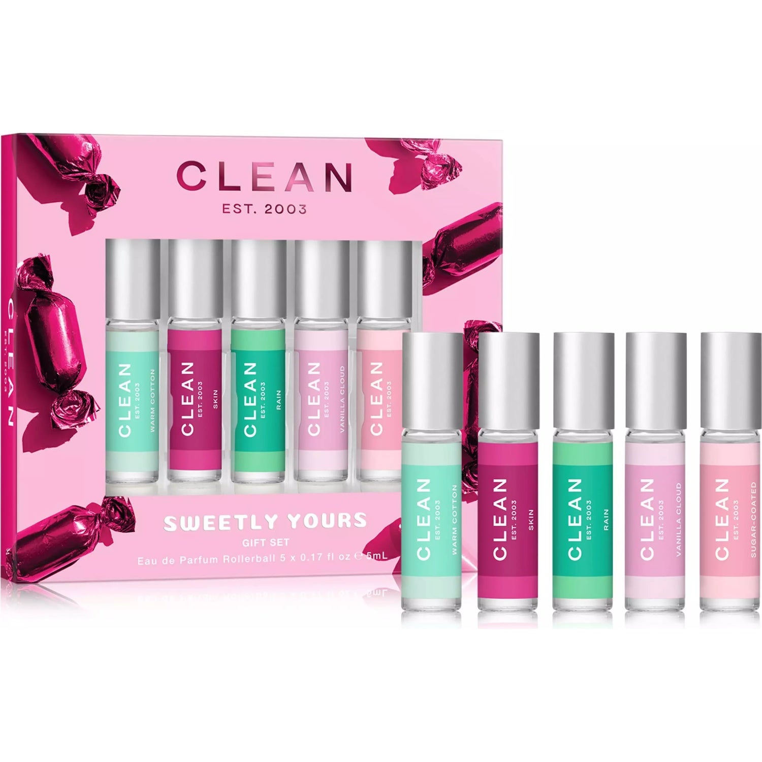 Clean Gift Set Classic Layering Rollerball EdP 5 x dam