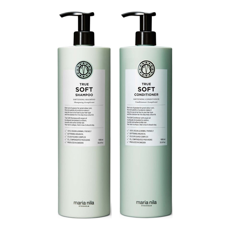 True Soft Set Shampoo 1000ml, Conditioner