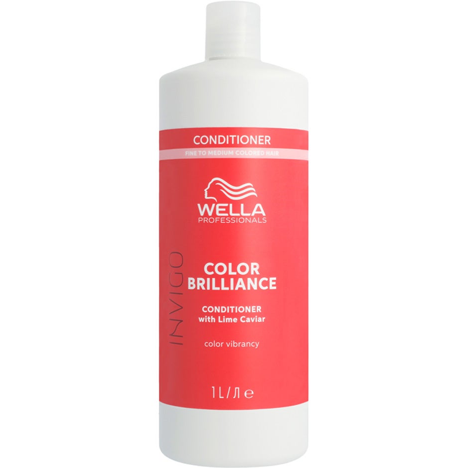 Wella Invigo Color Brilliance Conditioner With Lime Caviar (Fine To Medium Coloured Hair) 1000 ml