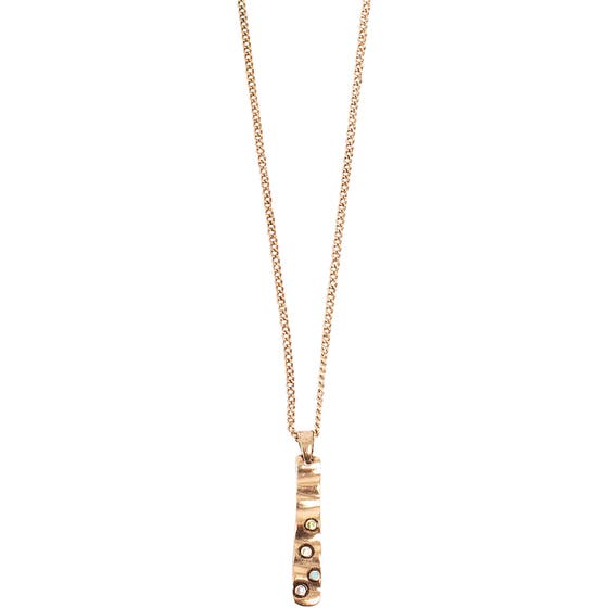 Delicate Wave Long Chain Necklace