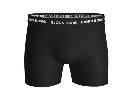 Solid Essential Boxer Shorts 3pk