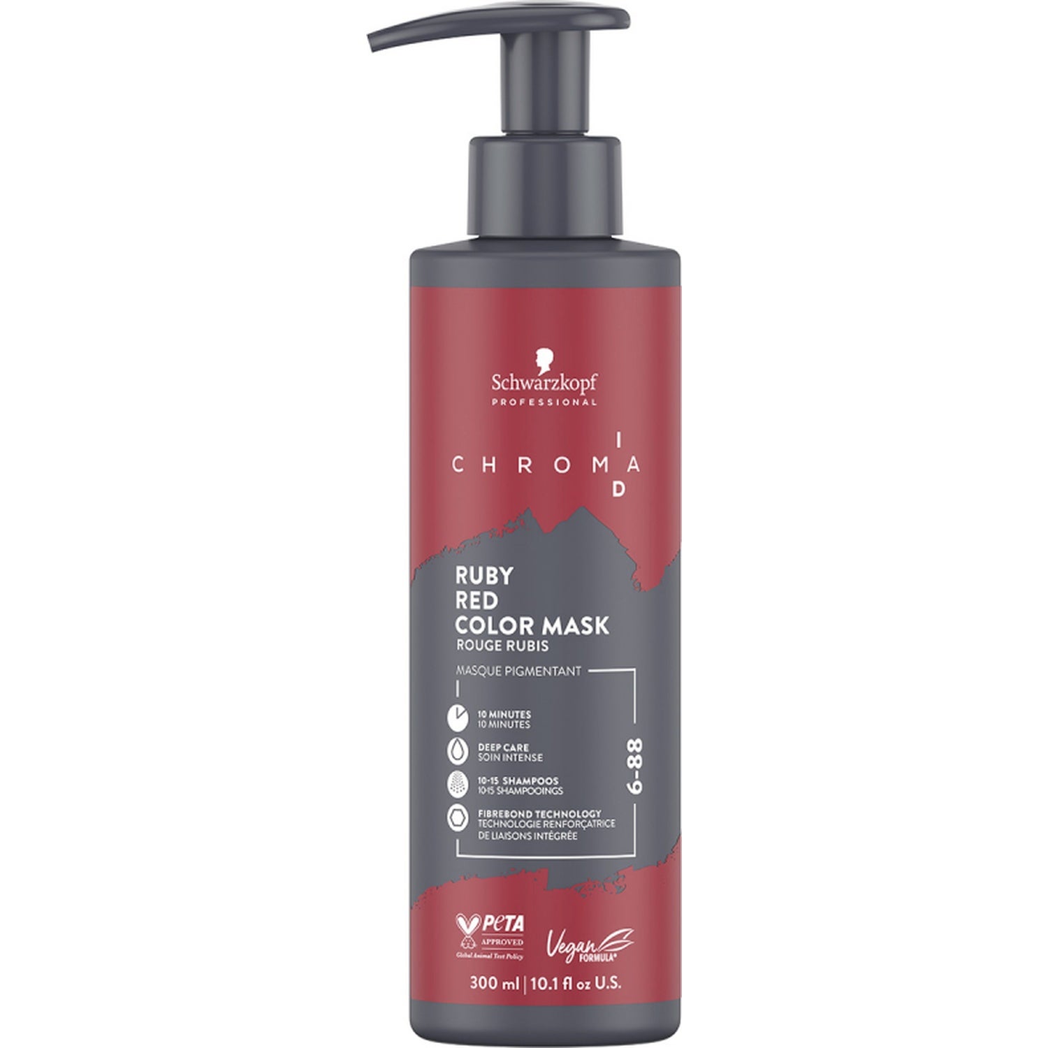 Schwarzkopf Professional Chroma ID Bonding Color Mask Ruby Red 6-88 schampo & balsam herr