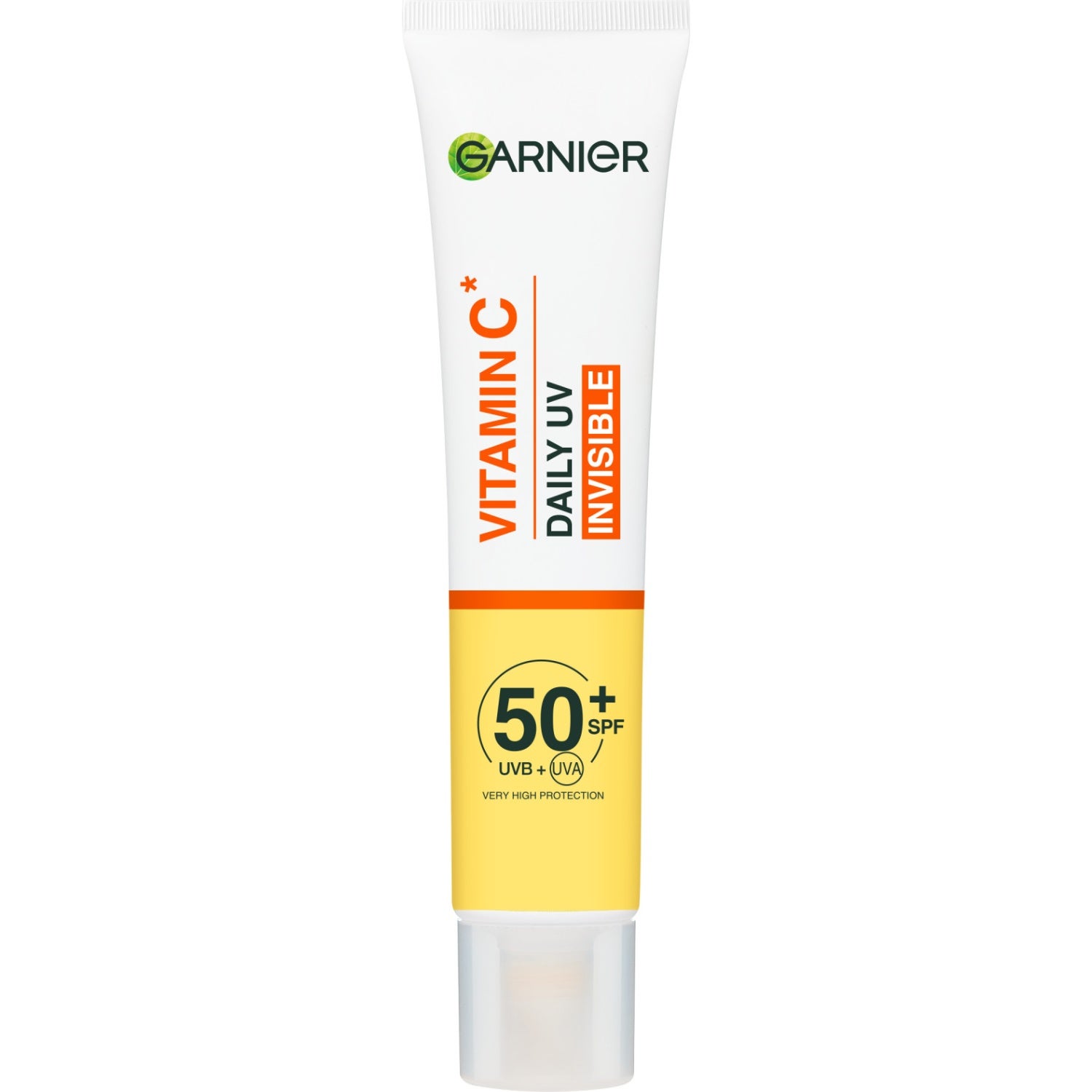 Garnier   Vitamin C* Glow-Boosting Daily UV Fluid SPF50+ For Dull Skin Invisible 40 ml
