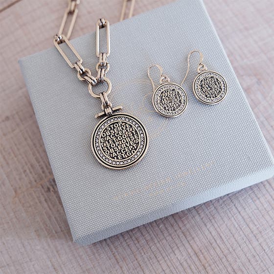 Coins Of Relief Bunch Necklace