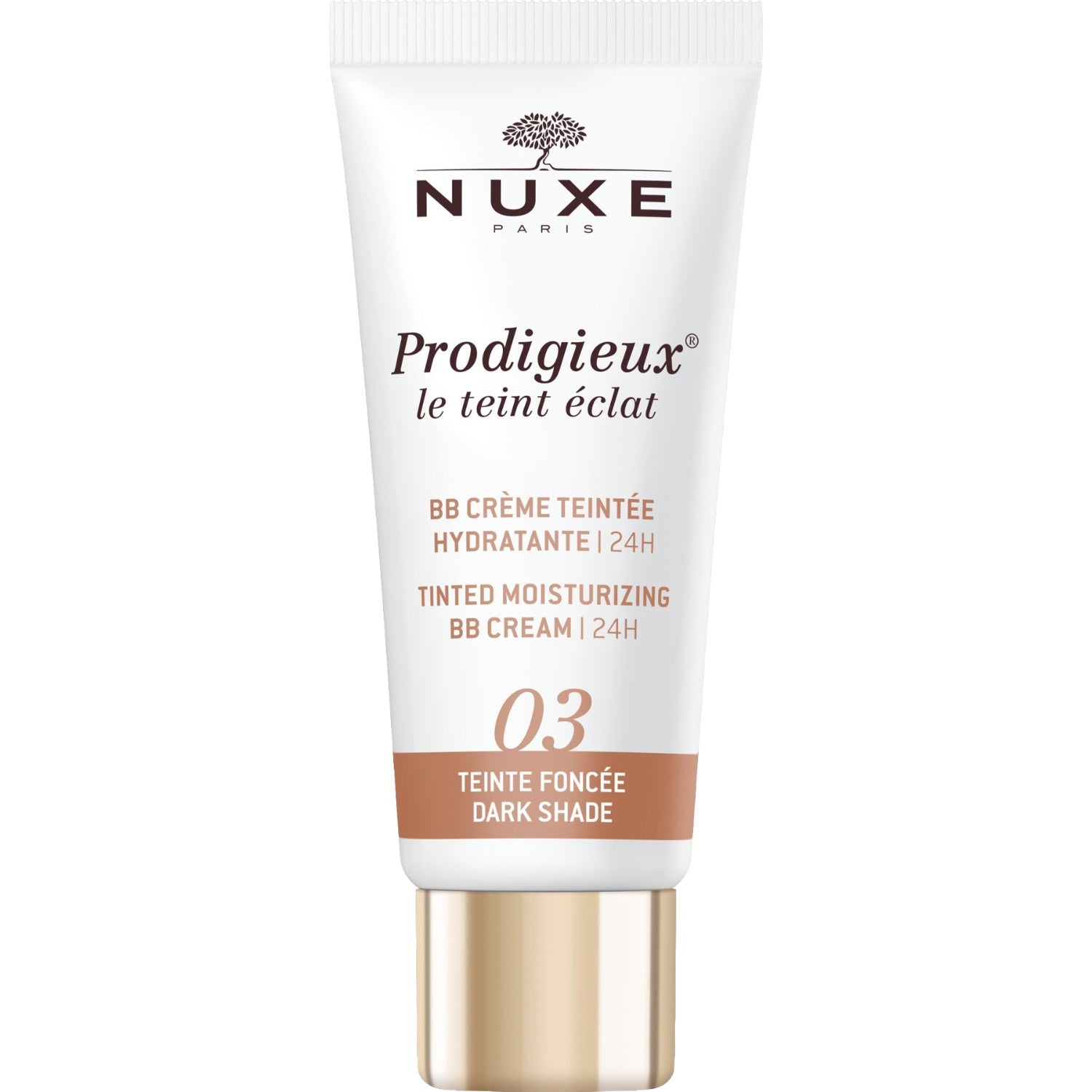 Nuxe Bb Cream 24H Dark Shade, Prodigieux® puder, rouge & highlighter dam – bild 9