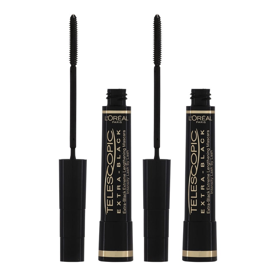 Telescopic Mascara Duo Carbon Black 2 X Telescopic Mascara