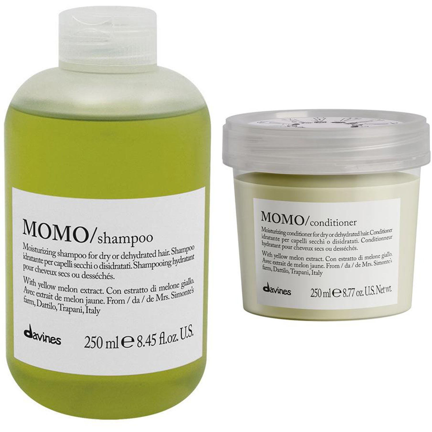 Davines The Momo Hydration Routine Set Shampoo + Conditioner