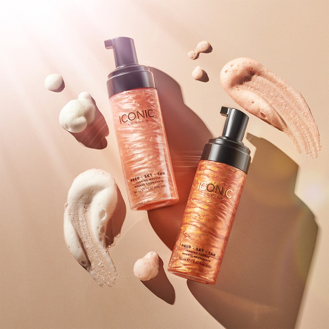 ICONIC London Tanning Mousse, Prep Set Glow 150 ml | NordicFeel