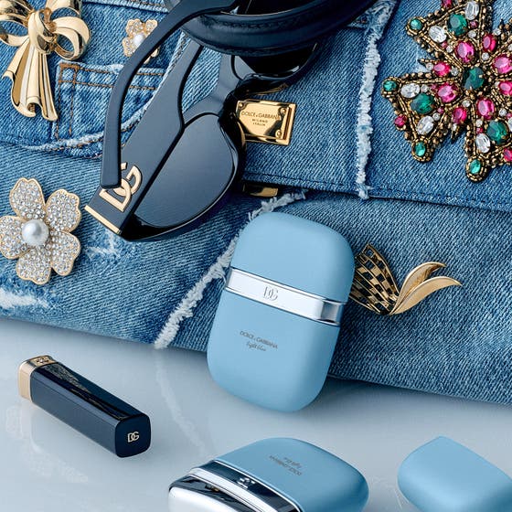 Light Blue Alcohol-Free Perfume Gel