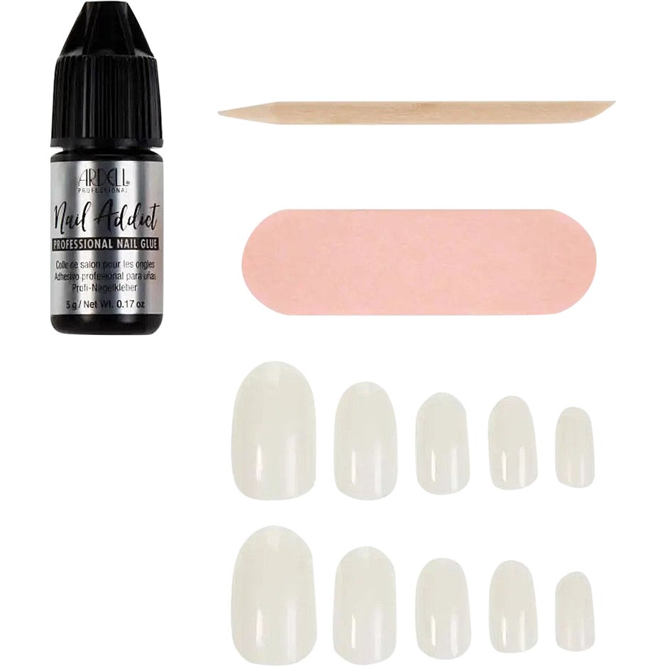 Alternativ bild 1 för Ardell Nail Addict Natural Multipack Oval