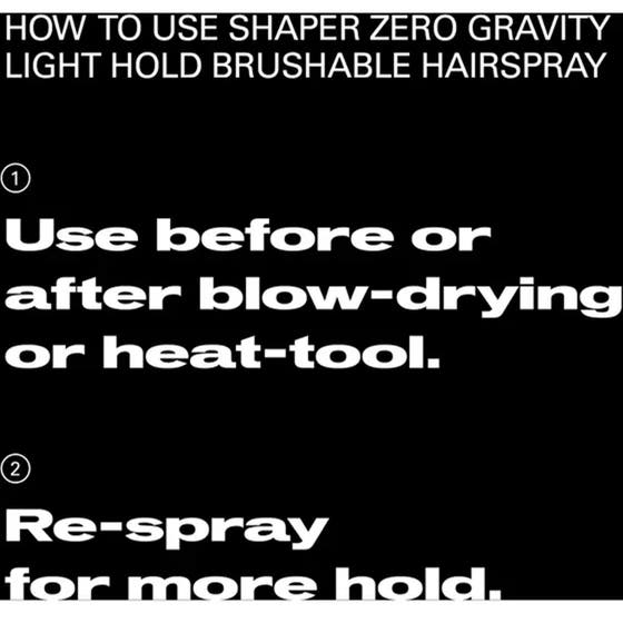 Shaper Zero Gravity Light Hold Hairspray
