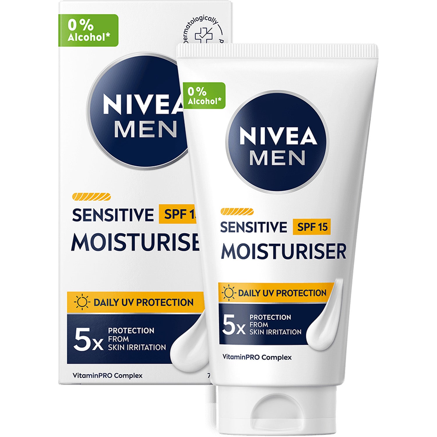 NIVEA Sensitive Moisturiser SPF15 75 ml billede
