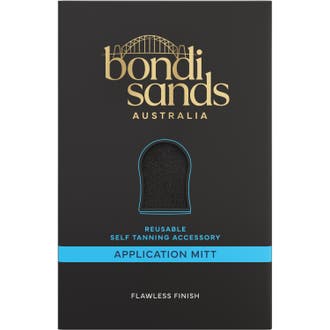 Bondi Sands Reusable Self-Tan Application Mitt 1 stk selvbruningsvott i svart eske med gulllogo som gir jevn farge