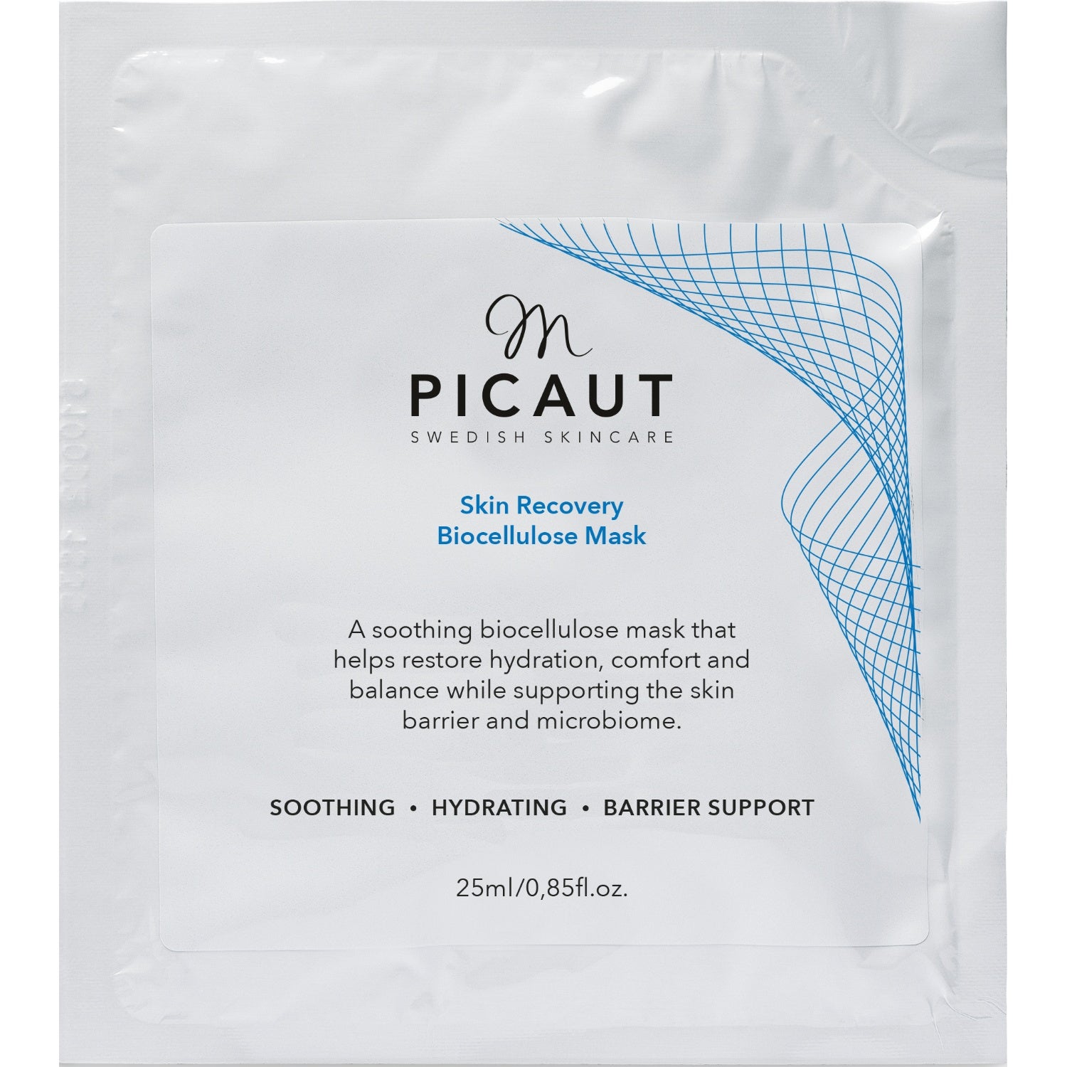 M Picaut Swedish Skincare Skin Recovery Biocellulose Mask ansiktsmasker dam