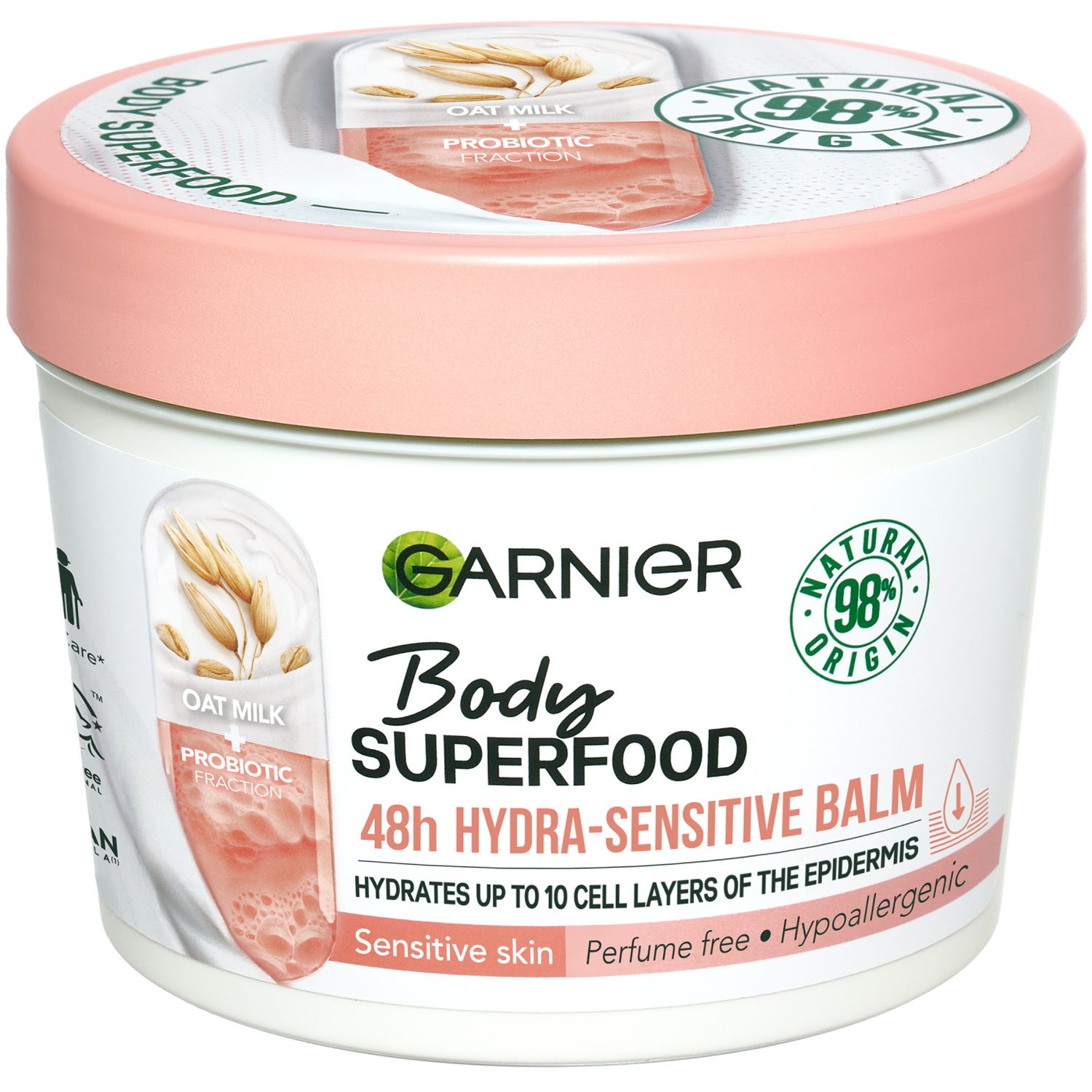 Garnier Body Superfood Hypoallergen Kroppskräm Hydra-Sensitive Balm 380 ml