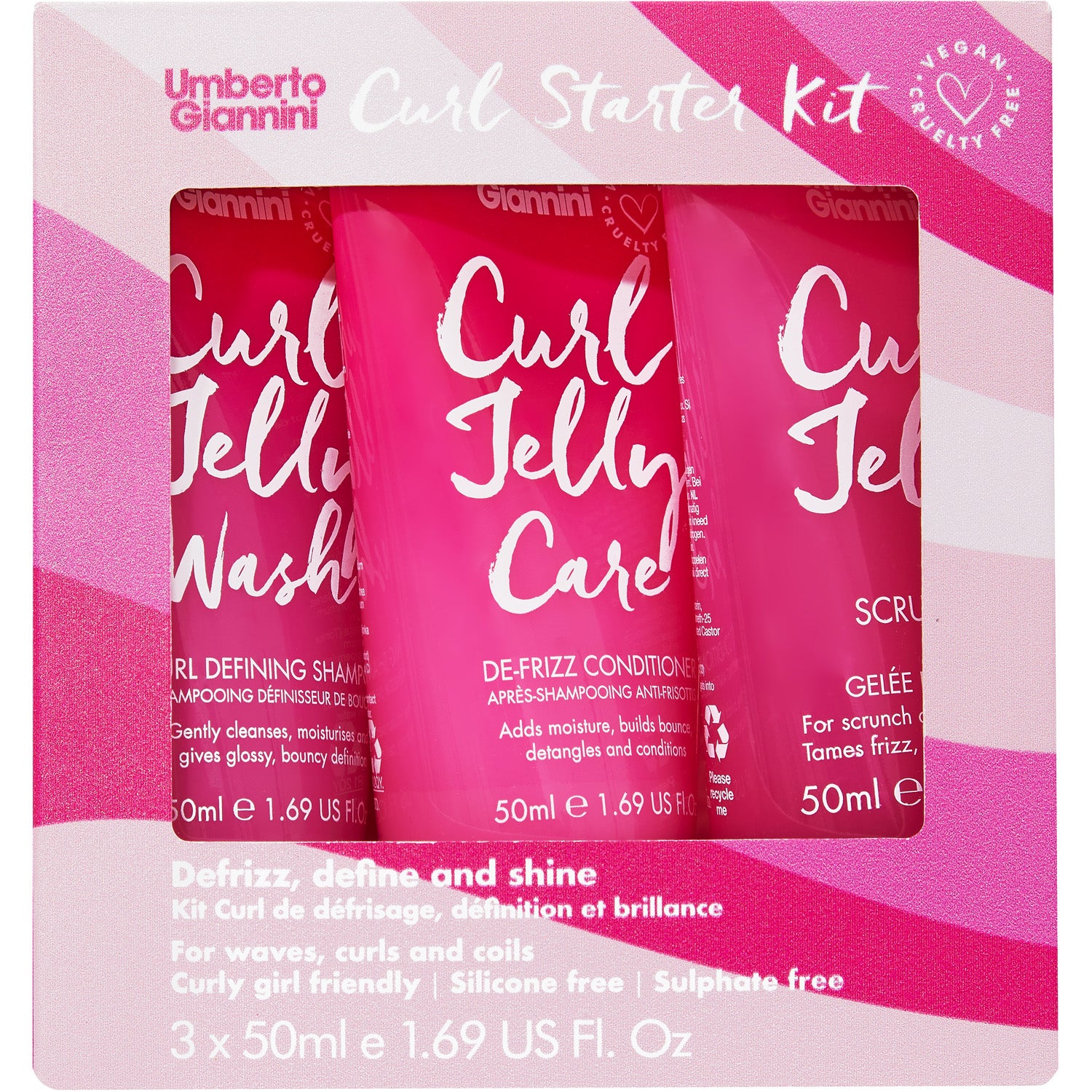Umberto Giannini Curl Starter Kit 150 ml billede