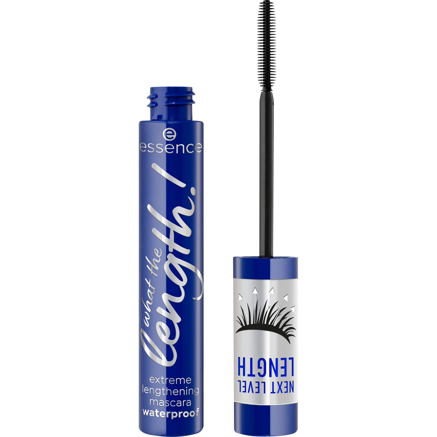 essence What The Length! Extreme Lengthening Mascara Waterproof 02 Black - 10 ml billede