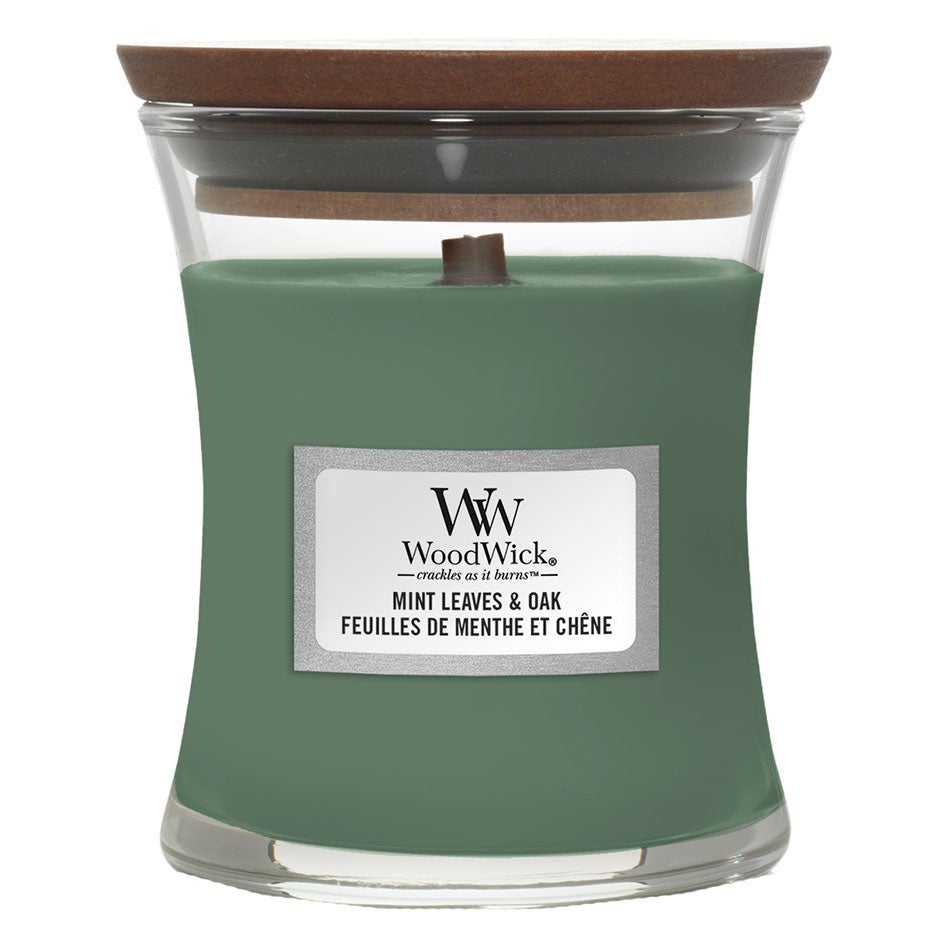 WoodWick Mint Leaves & Oak Mini