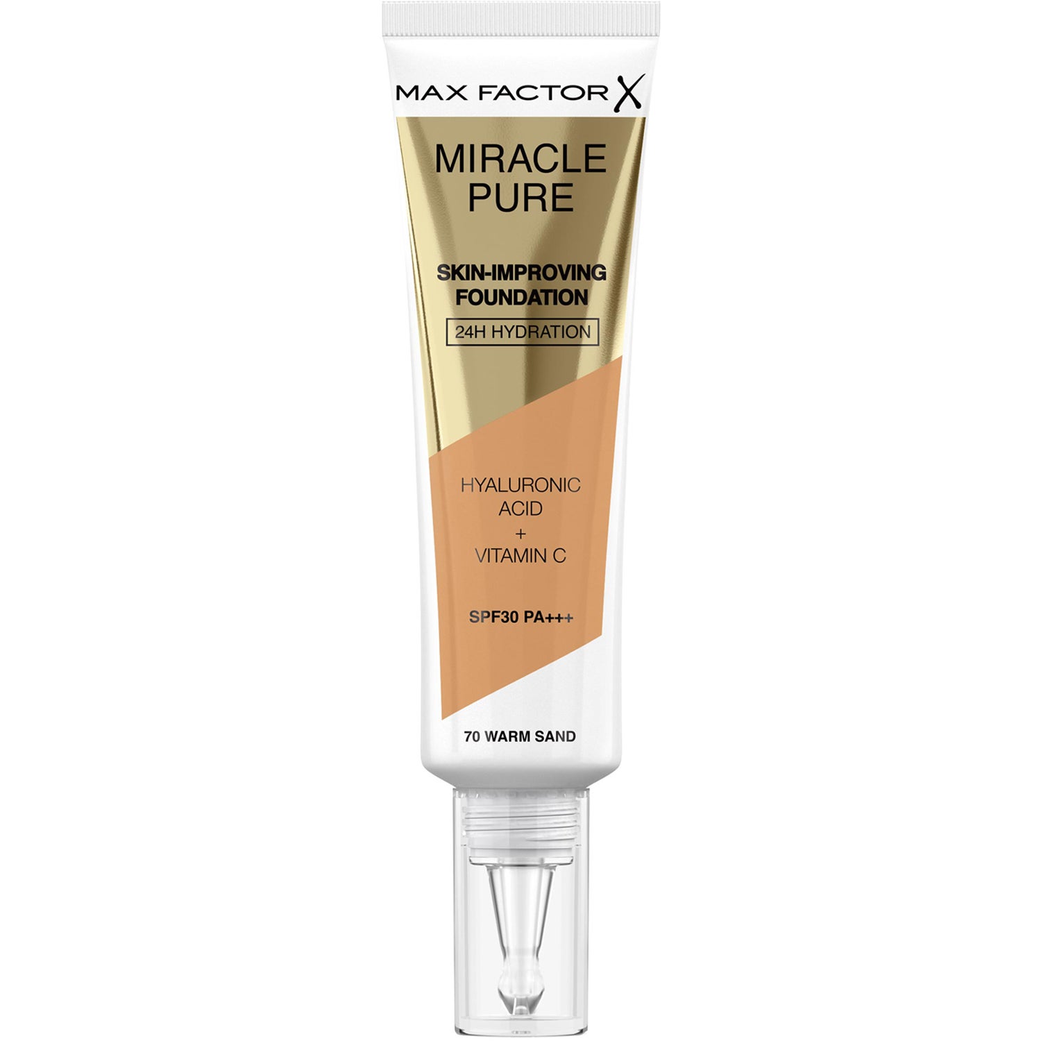 Max Factor Miracle Pure Foundation Spf30 #70-varm Sand foundation & concealer dam – bild 2