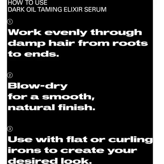 DarkOil Taming Elixir Serum