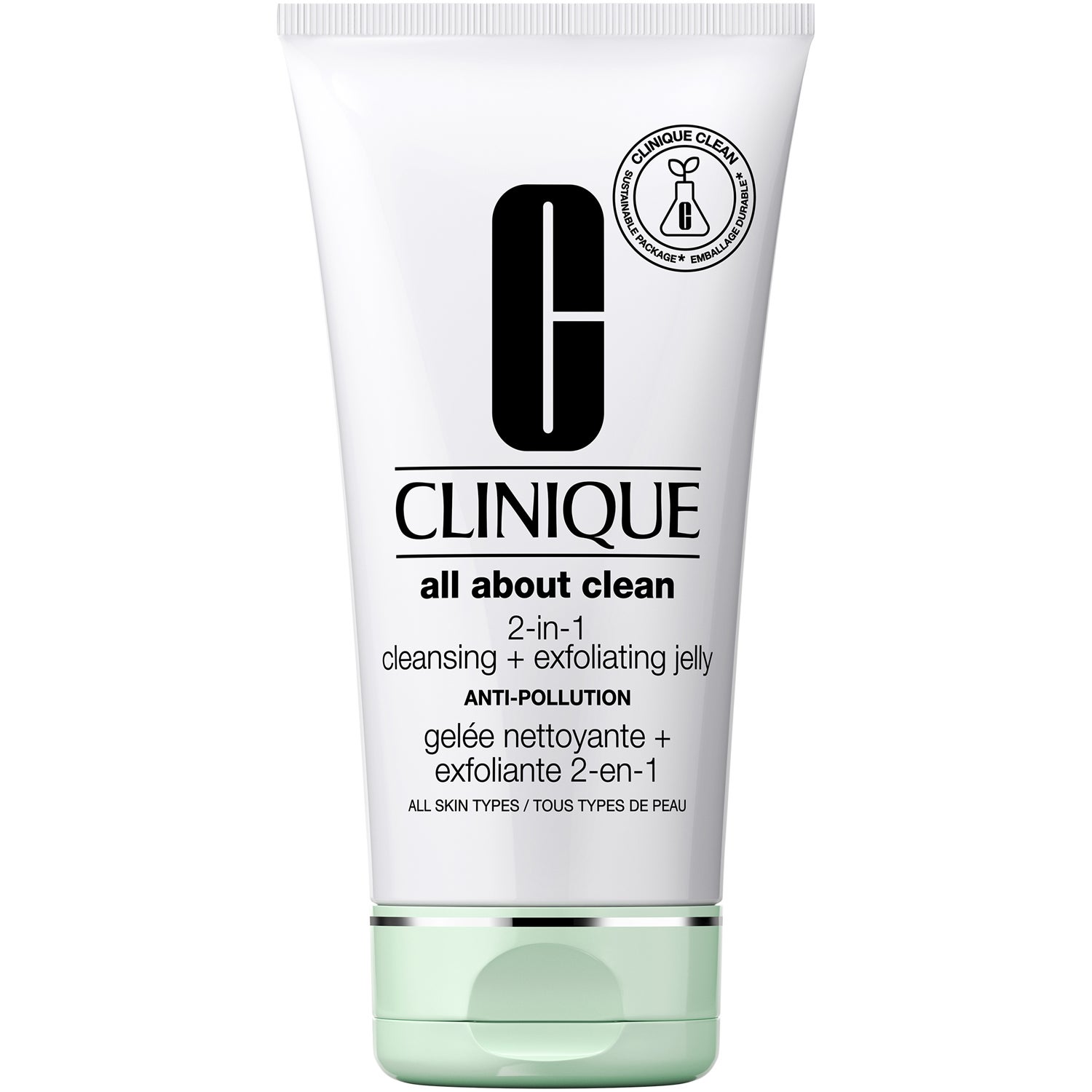 Clinique All About Clean 2-in-1 Cleansing + Exfoliating Jelly 150 ml billede