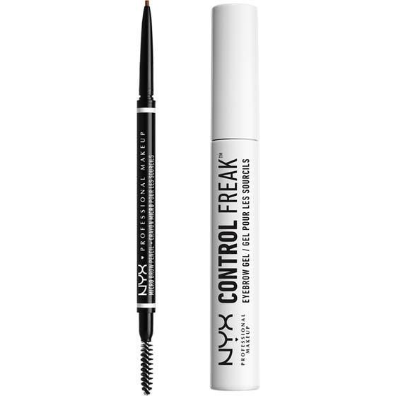 Micro Brow Pencil Ash Brown + Control Freak Eyebrow Gel