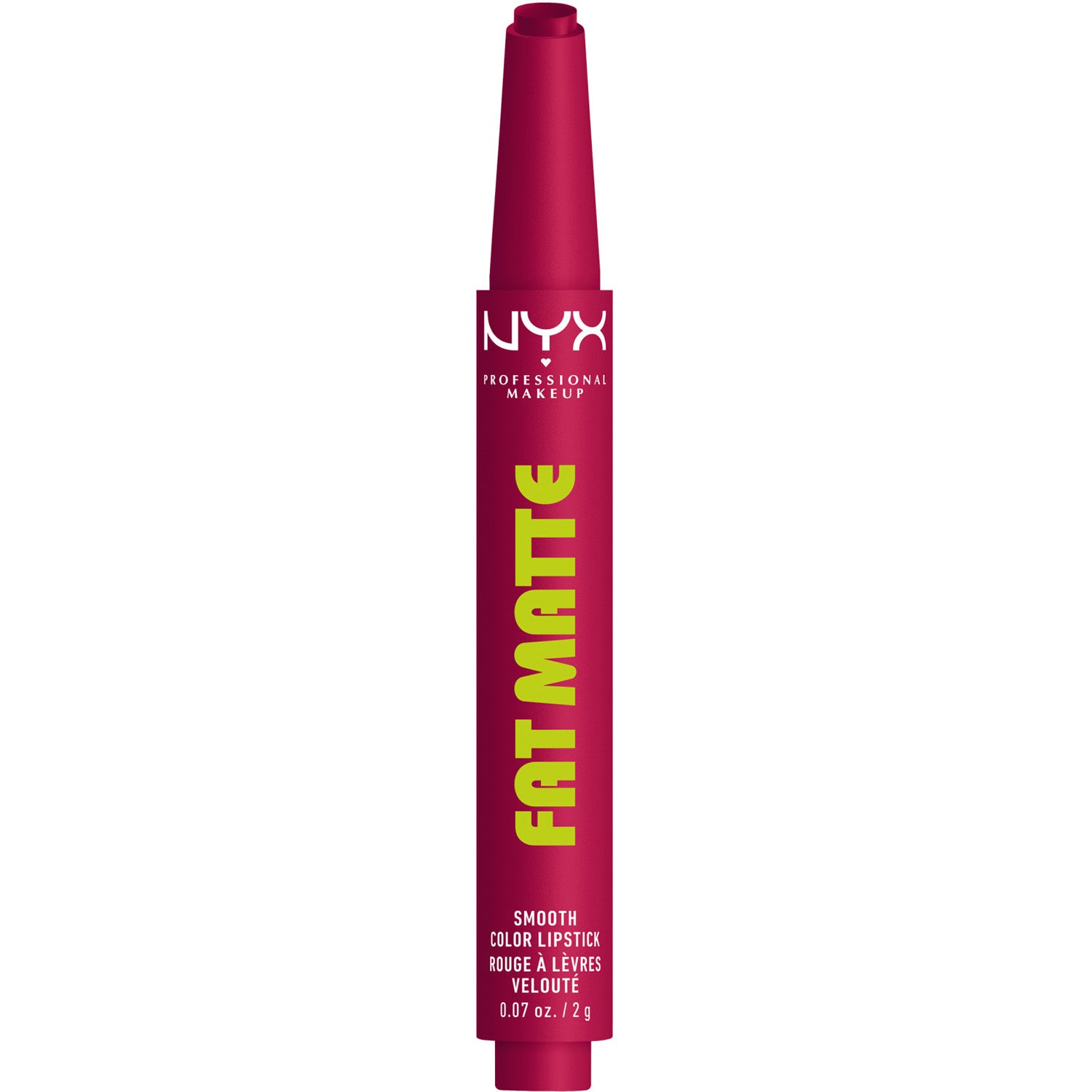NYX Fat Matte Läppstift #hibiscus Hug 2 gr läppsmink dam – bild 8