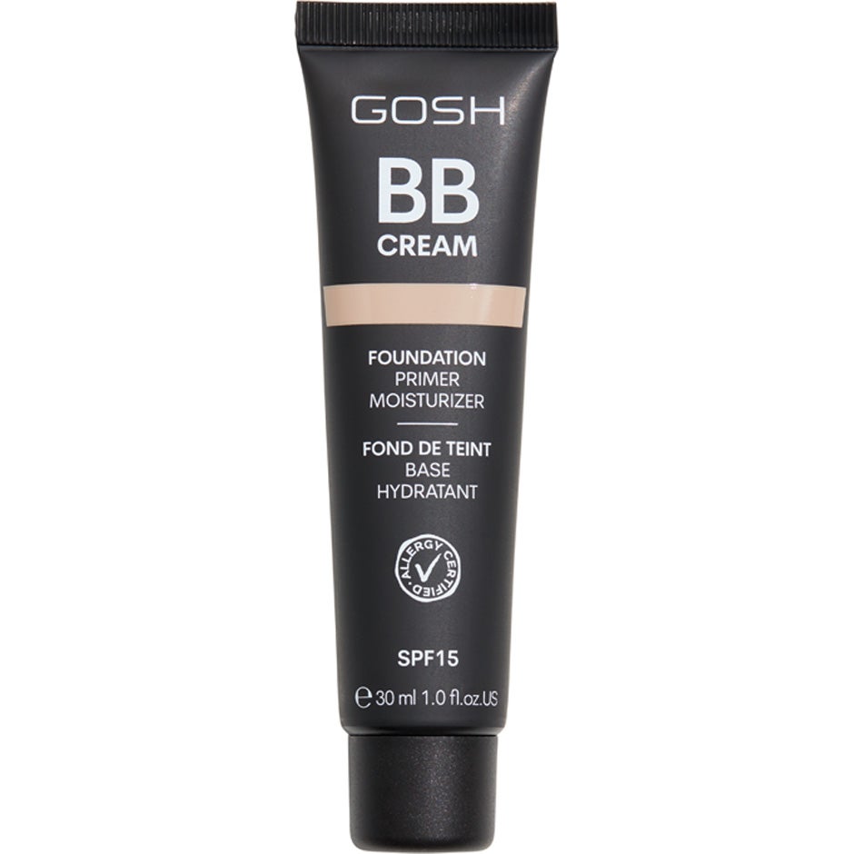 GOSH Bb Cream Foundation Primer Moisturizer #02-beige puder, rouge & highlighter dam – bild 8