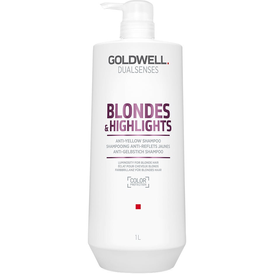Goldwell Dualsenses Blondes & Highlights Anti-Yellow Shampoo - 1000 ml billede