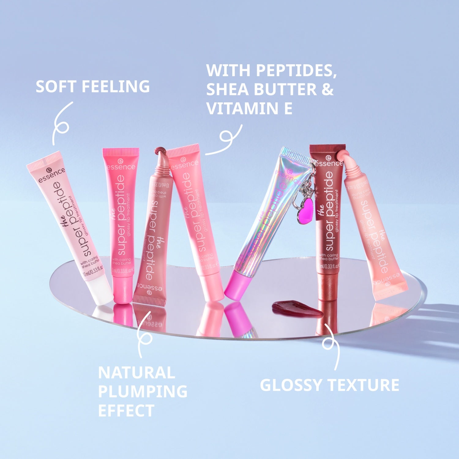 essence The Super Peptide Glossy Lip Treatment 07 Sugardorable! - 10 ml billede