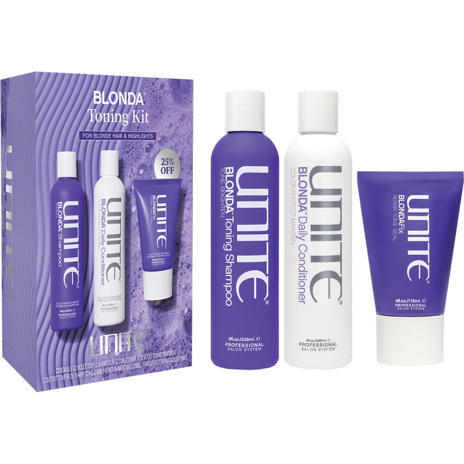 Unite Blonda Toning Kit 590 ml