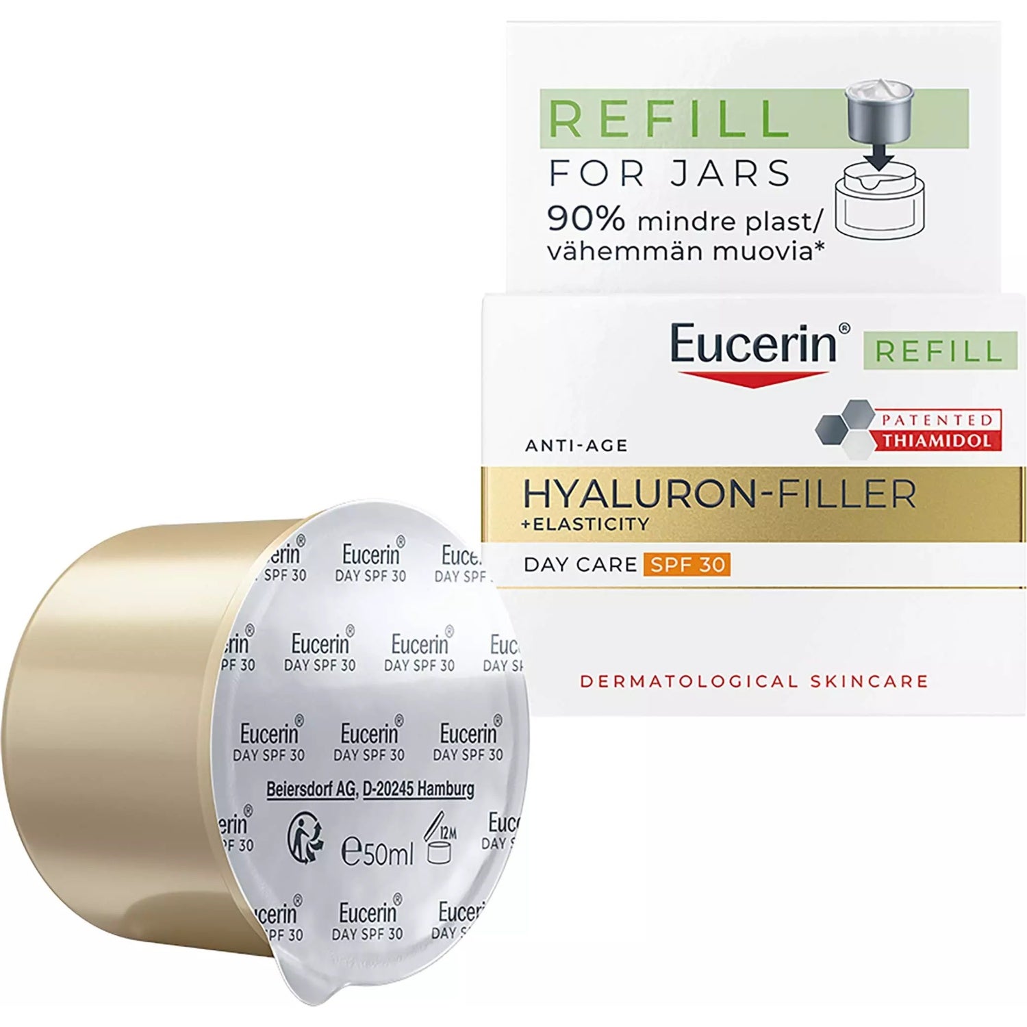 Eucerin Day Cream Refill Hyaluron Filler+Elasticity SPF30 ansiktskräm & serum herr