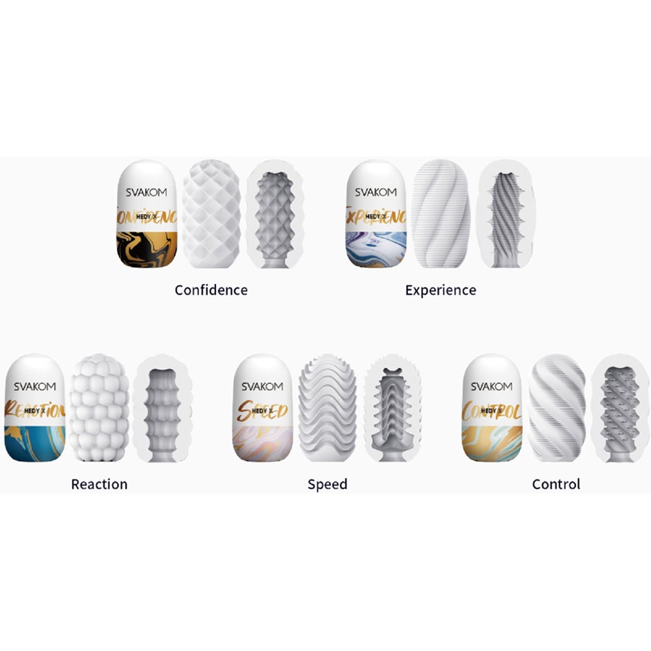 Produktfoto för SVAKOM Hedy X Mixed 5-pack 5 pcs