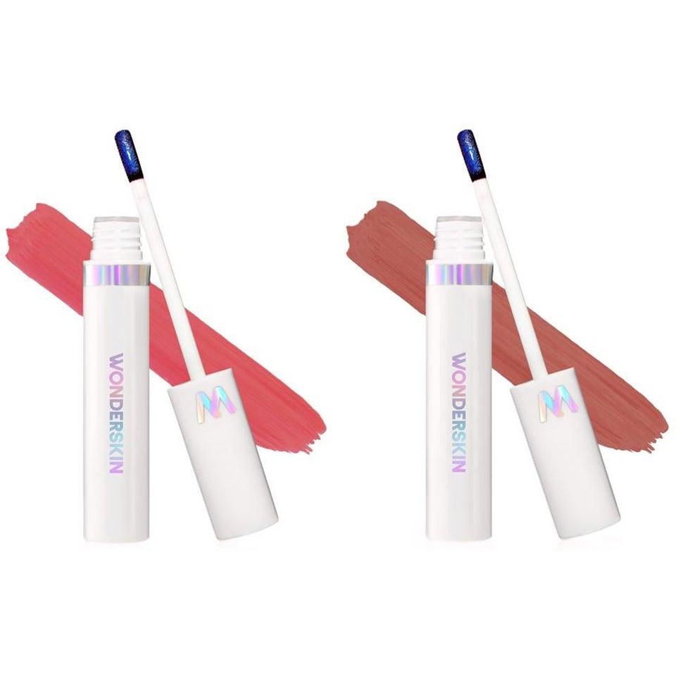 Wonder Blading Lip Stain Masque Cool Rose & Chestnut Duo