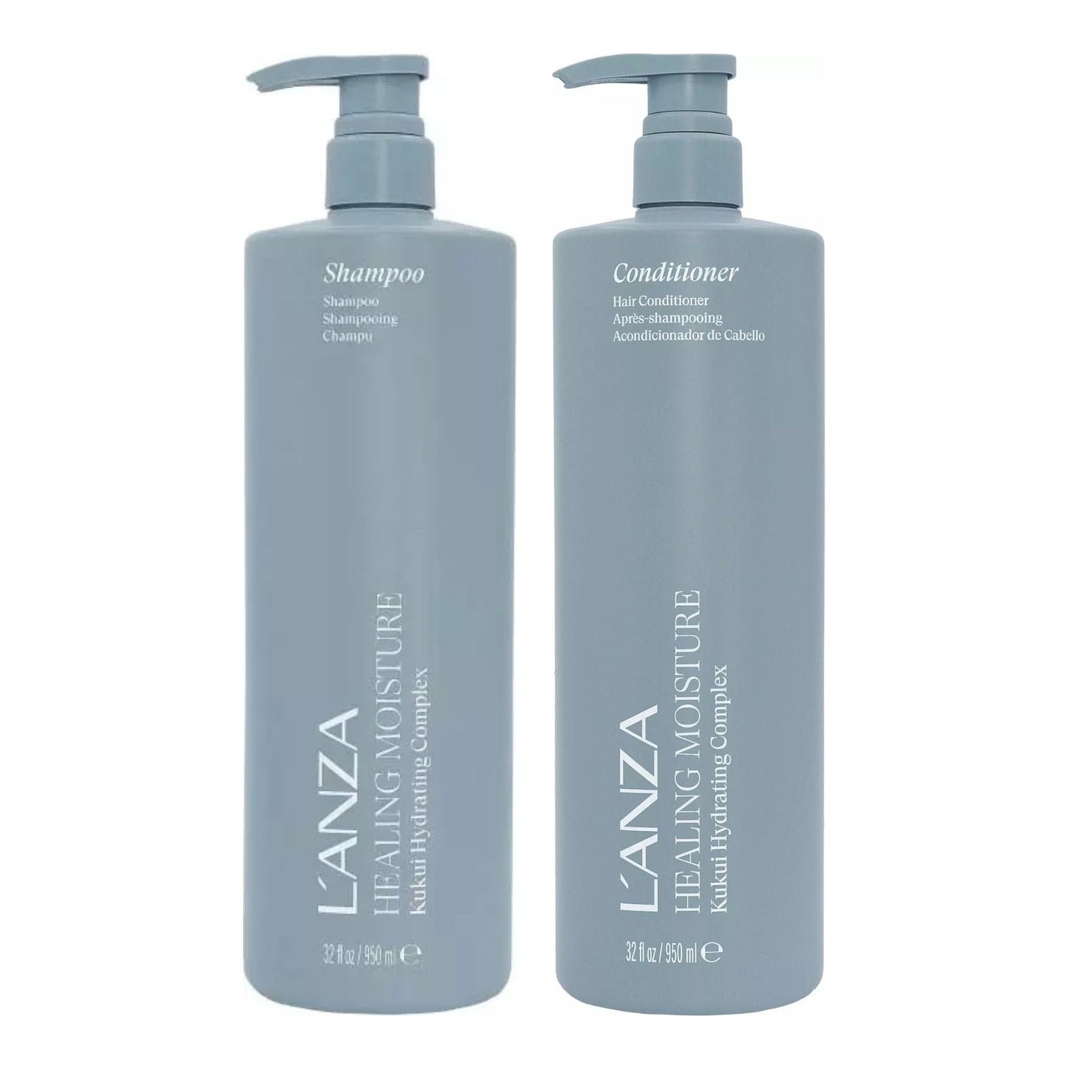 L'ANZA Healing Moisture Duo Shampoo 950 ml & Conditioner 950 ml - 1900 ml