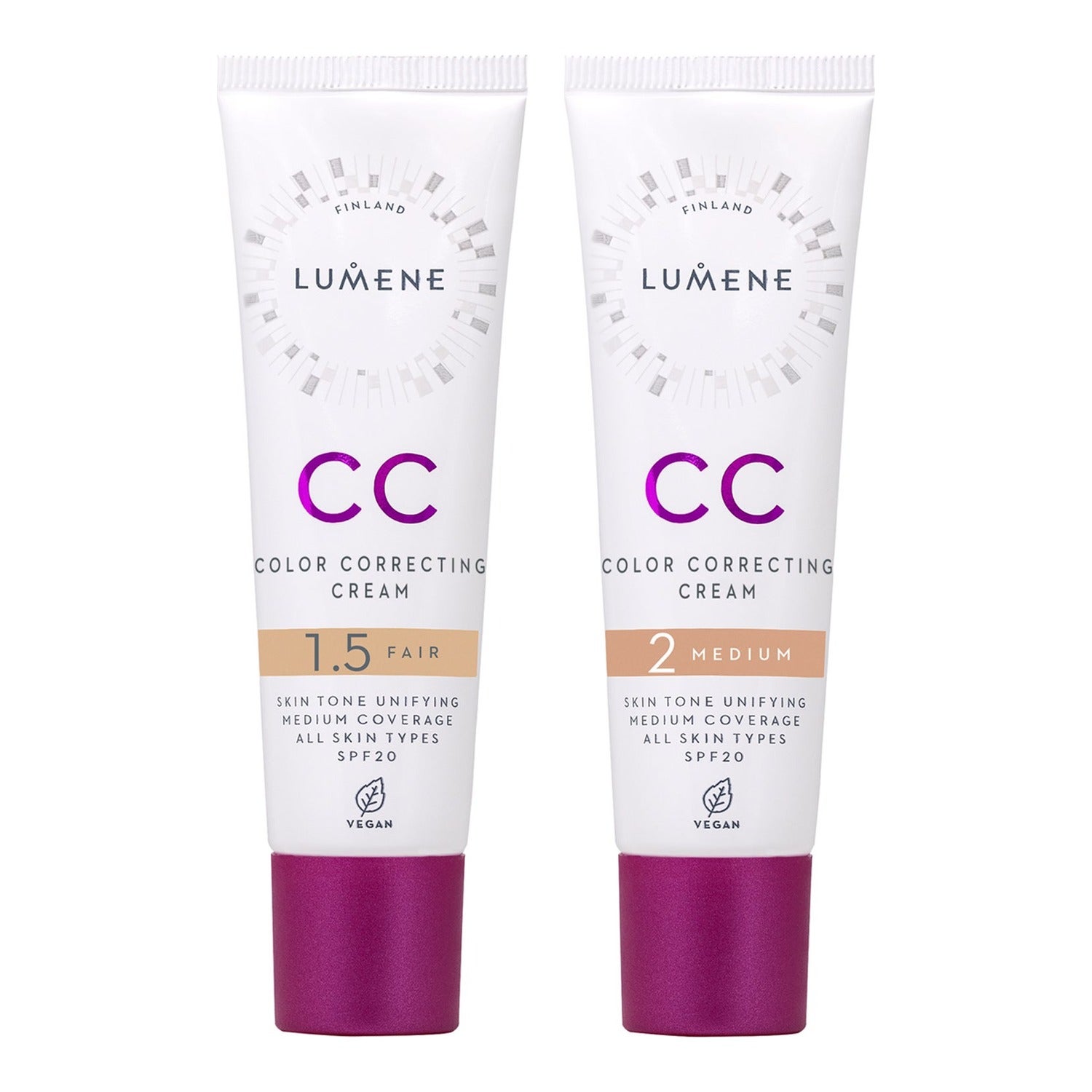 Lumene CC Color Correcting Set Fair + Medium