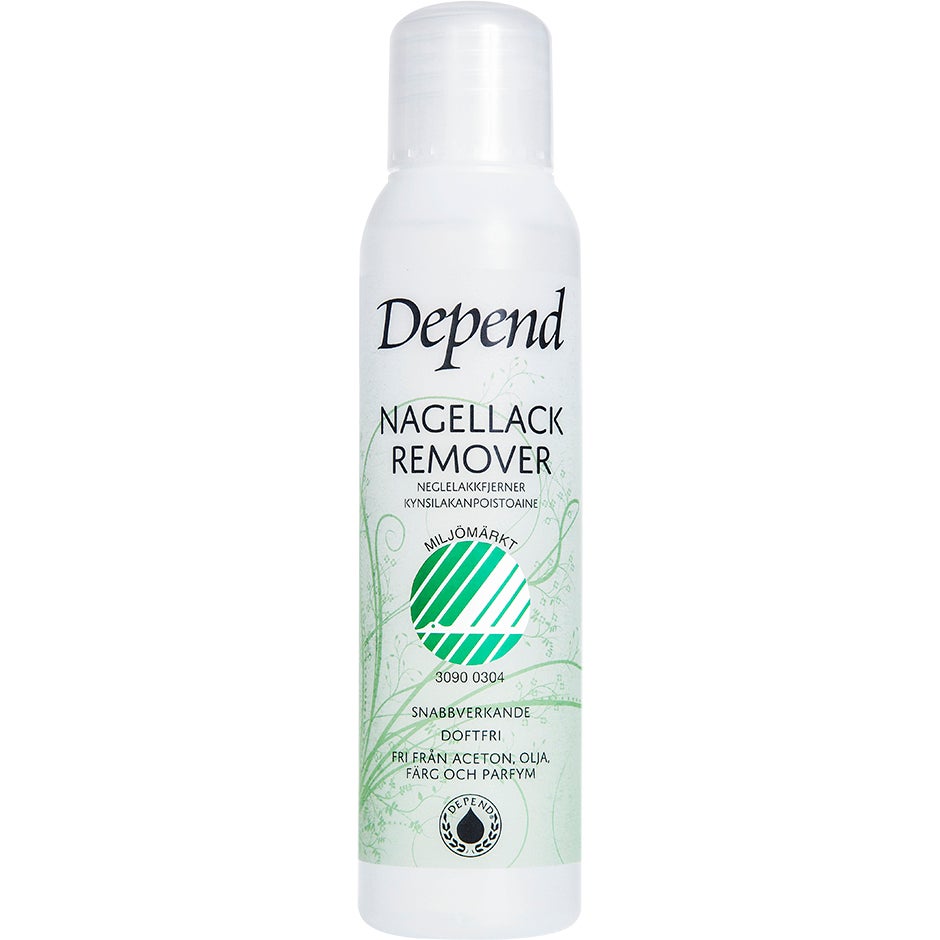 Köp Depend Ecolabelled Svanen Remover,  100 ml Depend Nagellacksborttagning fraktfritt