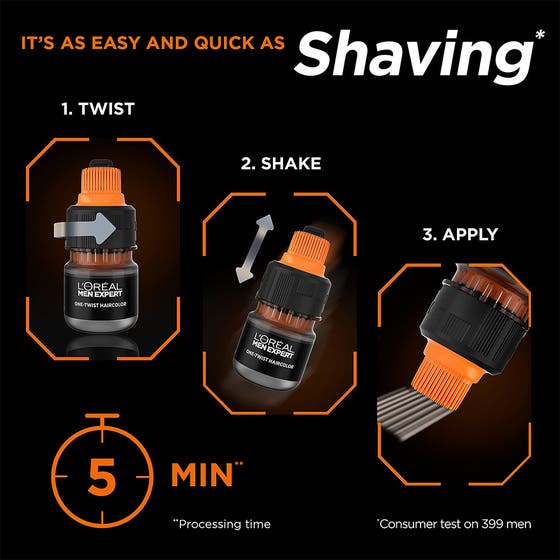 Men Expert One-Twist Hair Color