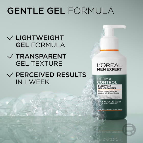 Oljefri Helhet - Hypoallergen Oljekontroll för Män med Känslig och Oljig Hy