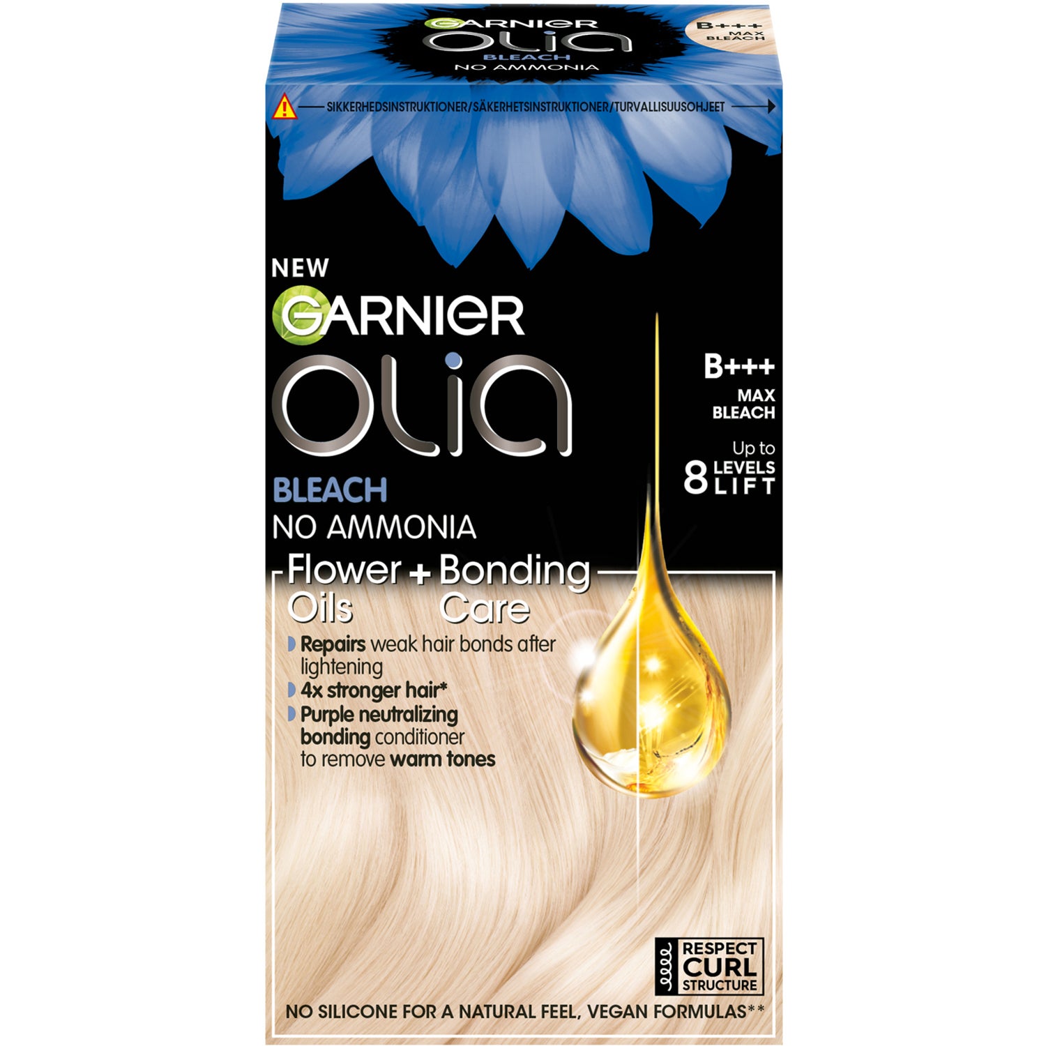 Garnier Olia Permanent Hårfärg B+++ Max Bleach 1 pcs