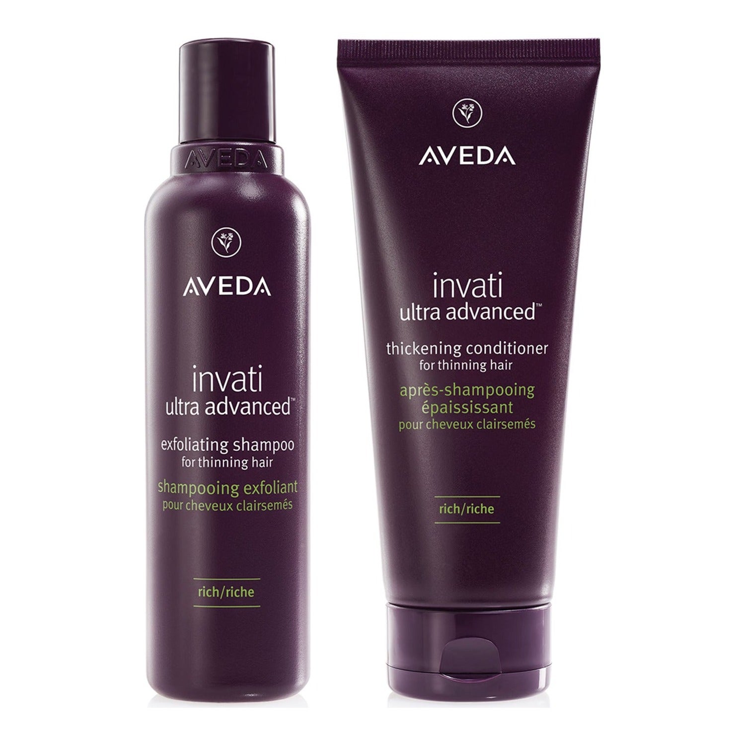 Aveda Invati Ultra Advanced Light Set Shampoo 200ml & Conditioner 200ml - 400 ml