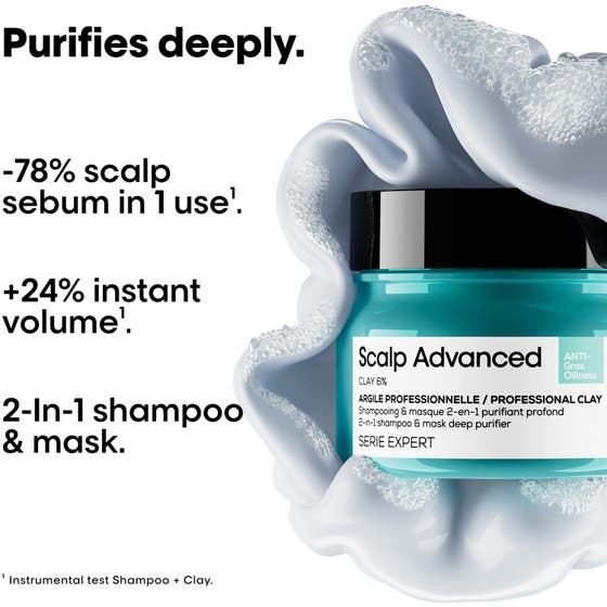 Scalp Advanced Anti-Oiliness 2-in-1 Deep Purifier Clay